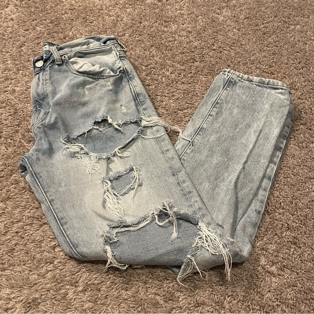 Pacsun baggy ripped jeans light was 30 X 30